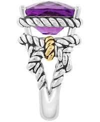 Effy Collection Amethyst Ring (6-5/8 ct. t.w.) in 18k Yellow Gold Plated Sterling Silver