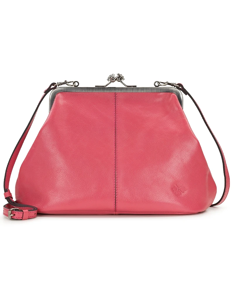 Patricia Nash Medium Sofia Kisslock Leather Bag