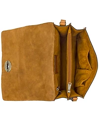 Patricia Nash Livana Small Vintage Distressed Leather Crossbody Bag