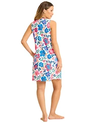 Tommy Bahama Women's V-Neck Printed Swim Dress