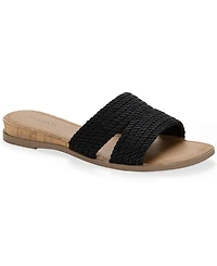 Style & Co Women's Everlyy Rope Slip-On Slide Sandals, Macy's Exclusive