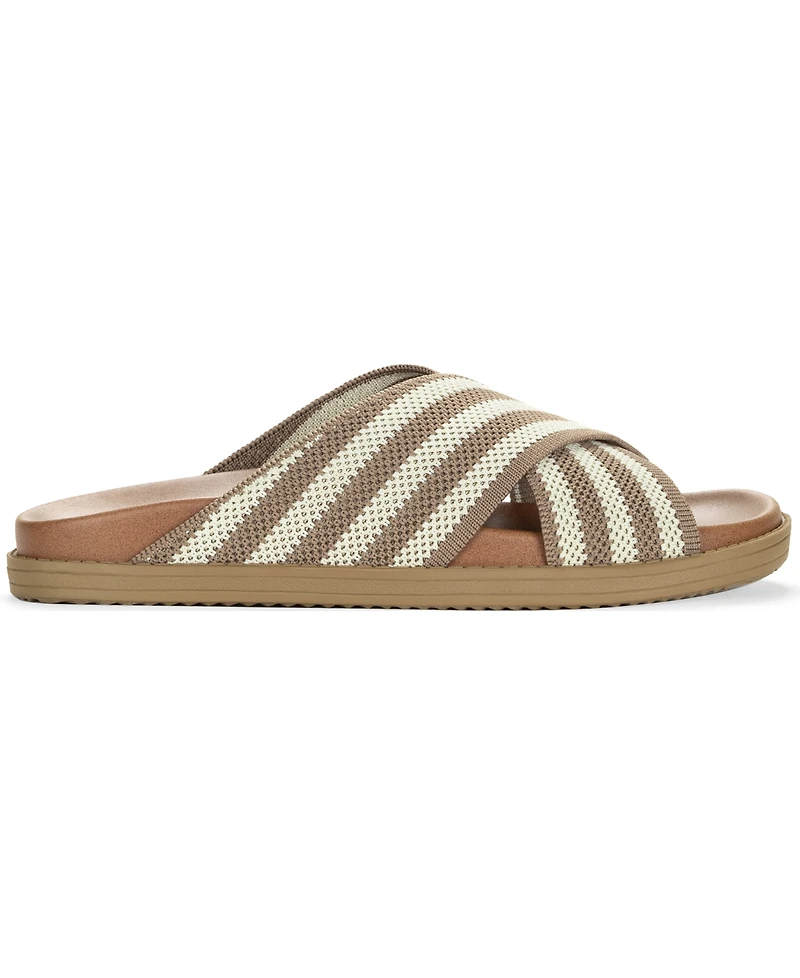 Style & Co Women's Roryy Knit X-Band Footbed Sandals, Macy's Exclusive