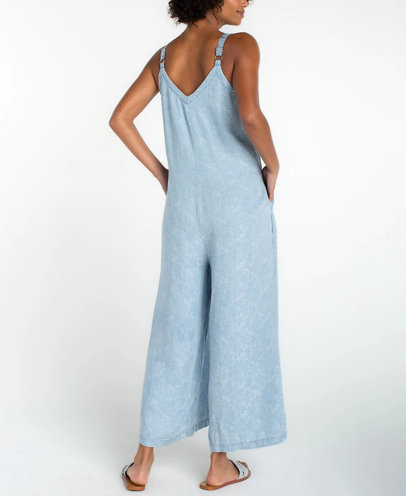 Liverpool Los Angeles Women's Wide-Leg Cropped Jumpsuit