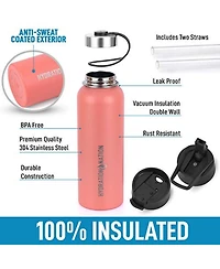 Hydration Nation Thermo Stainless Steel Vacuum Insulated Water Bottle