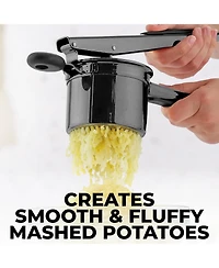 Zulay Kitchen Potato Ricer with 3 Interchangeable Discs