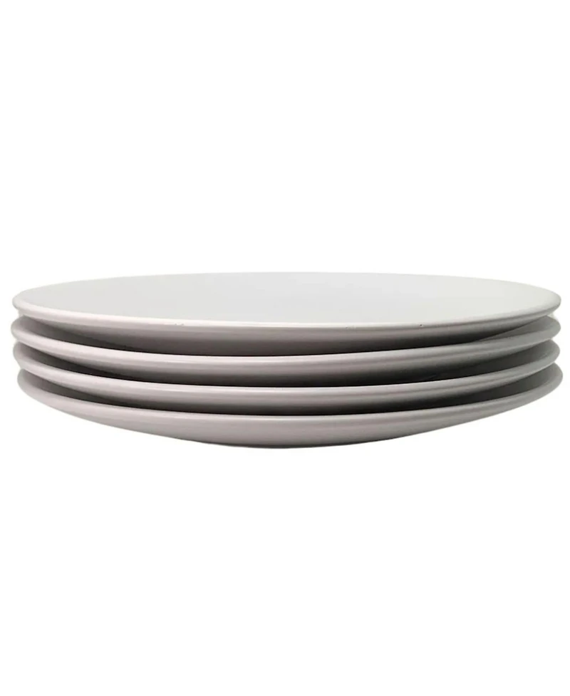The Contour Salad Plate - Set of 4 Ceramic Stoneware Dinnerware