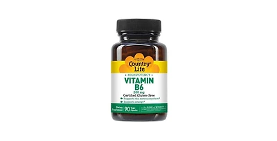 Country Life Vitamin B-6 ,100 Mg ,90 Caps