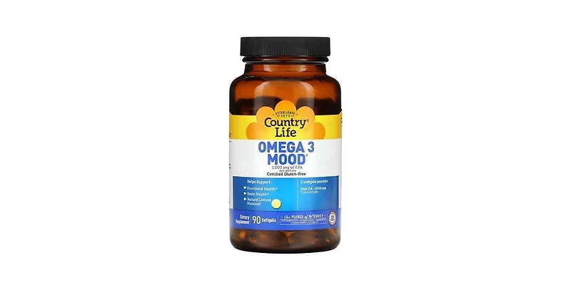 Country Life Omega 3 Mood, 90 Softgels