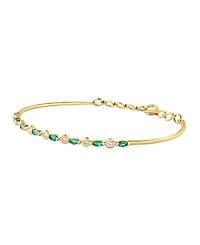 Lali Jewels Sapphire (3/4 ct. t.w.) & Diamond (1/5 ct. t.w.) Tennis Bracelet in 14k White Gold (Also in Ruby and Emerald)