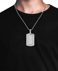 Macy's Diamond (2 ct. t.w.) Pendant Necklace in Sterling Silver