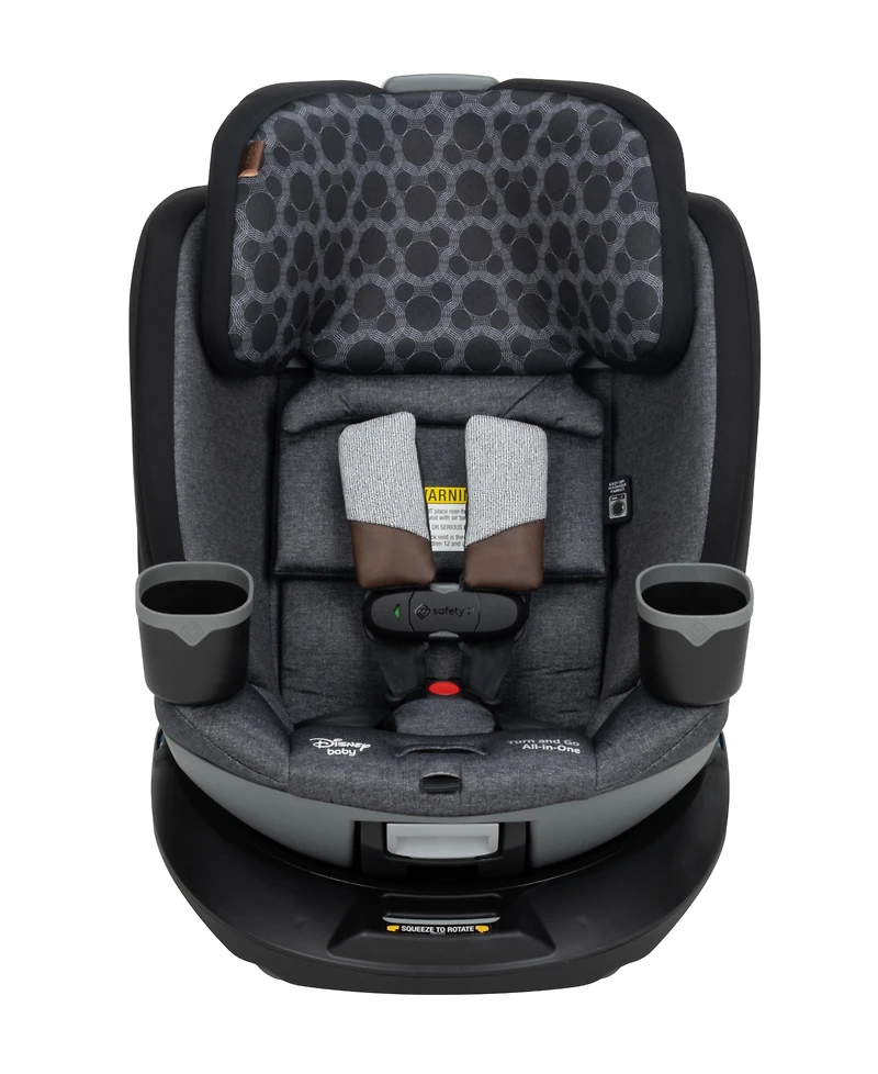 Disney Baby and Toddler Turn and Go 360° Rotating All-in-One Convertible Car Seat
