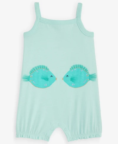First Impressions Baby Girls' 0M-24M Two Fish Sunsuit, Macy's Exclusive