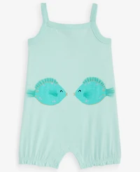 First Impressions Baby Girls' 0M-24M Two Fish Sunsuit, Macy's Exclusive