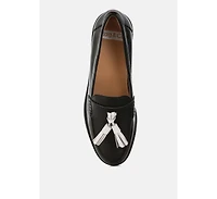Yelena Real Leather Tassel Loafers