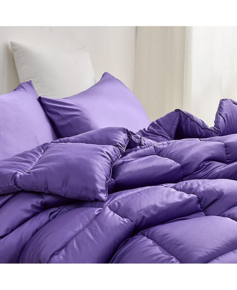Snorze Cloud Comforter Set - Coma Inducer Ultra Cozy Bamboo - Oversized Comforter in Passion Flower,Ak