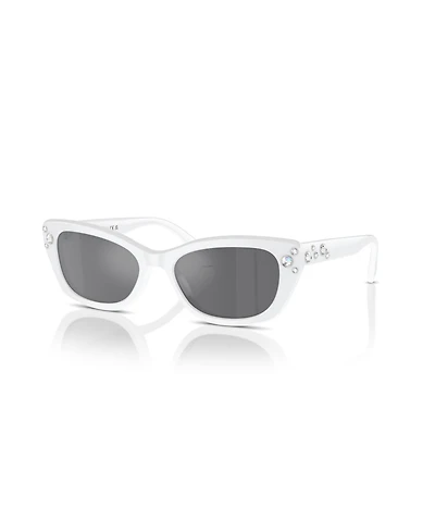Swarovski Women's Rectangle Sunglasses, SK6019