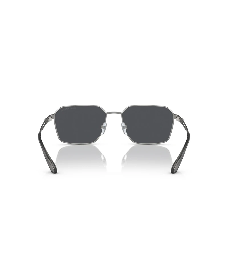Emporio Armani Men's Rectangle Sunglasses, EA2140