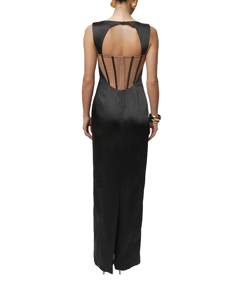 Jluxlabel Women's Amour Satin Maxi Dress