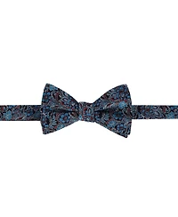 Trafalgar Men's Enzo Exploded Floral Silk Cummerbund & Bow Tie Bundle