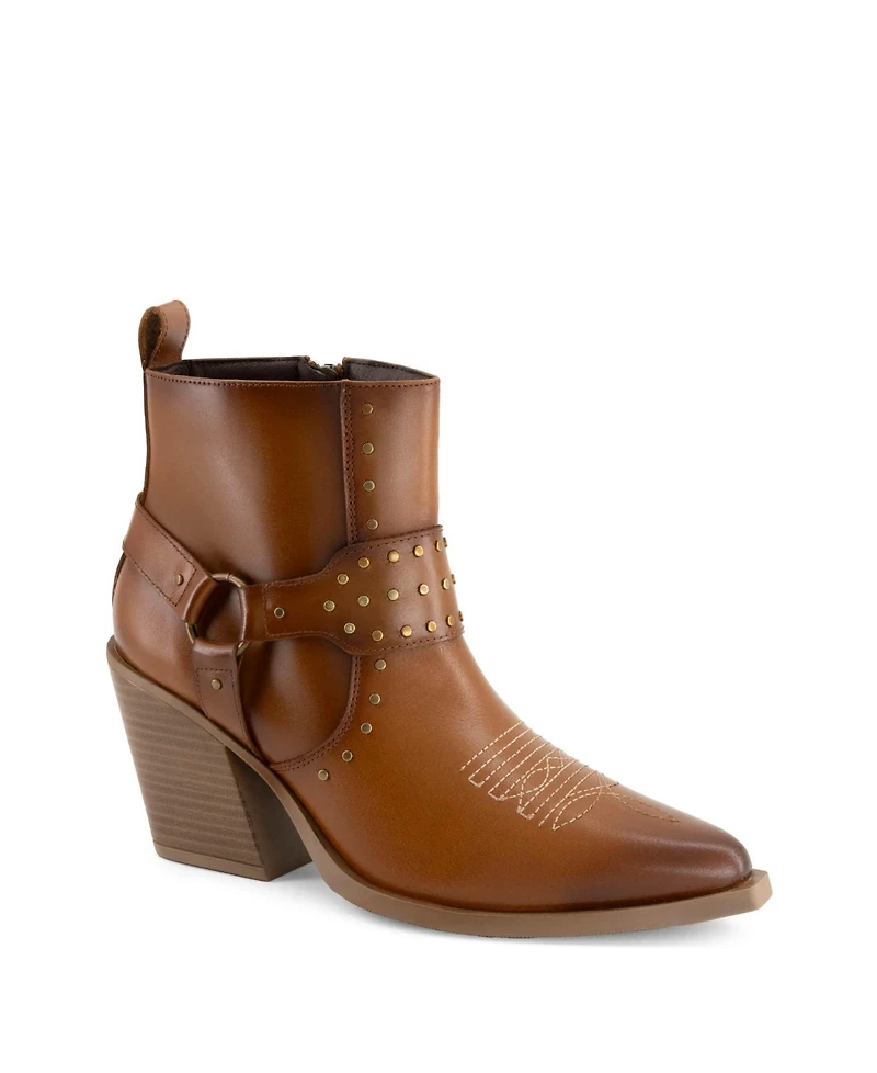 Forastero Women's Western Fashion Leather Booties