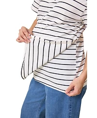 Kindred Bravely Maternity Relaxed Cotton Scoop Neck Nursing Tee