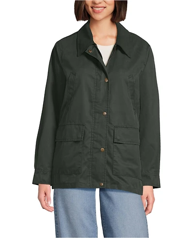 Lands' End Women's Waxed Barn Jacket
