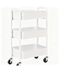 Yigii 3-Tier Compact Rolling Storage Cart