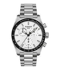 Tissot Men's Mineral White Dial Stainless Steel Watch, 40mm