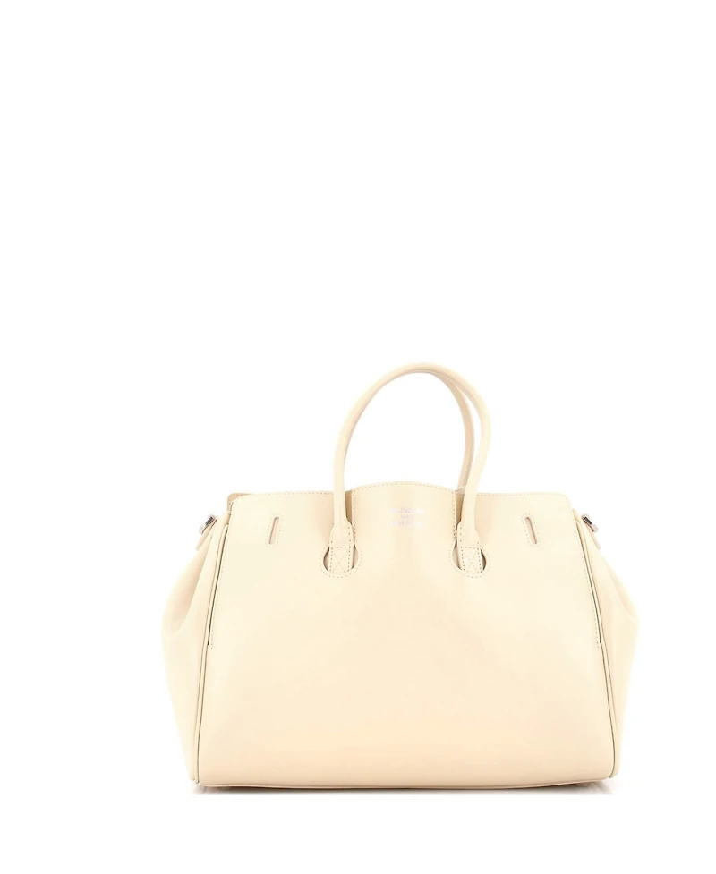 Pre-Owned Balenciaga Medium Bel Air Carry All Bag Leather