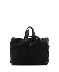 Pre-Owned Balenciaga Medium 24/7 Drawstring Tote Mesh and Denim