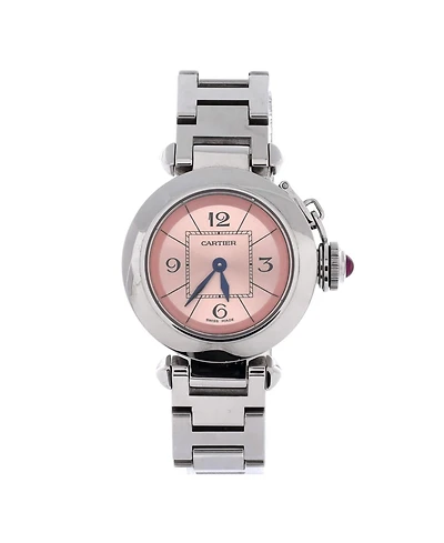Pre-Owned Cartier Miss Pasha Quartz Watch in Stainless Steel 27mm
