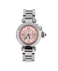Pre-Owned Cartier Miss Pasha Quartz Watch in Stainless Steel 27mm
