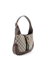 Pre-Owned Balenciaga Small x Gucci The Hacker Project Jackie 1961 Hobo Bb Coated Canvas