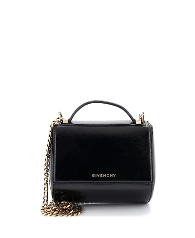 Pre-Owned Givenchy Mini Chain Pandora Box Bag Patent