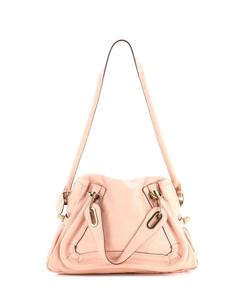 Pre-Owned Chloe Medium Paraty Top Handle Bag Leather