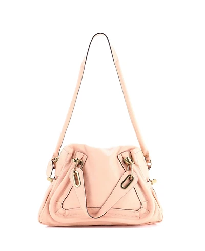 Pre-Owned Chloe Medium Paraty Top Handle Bag Leather