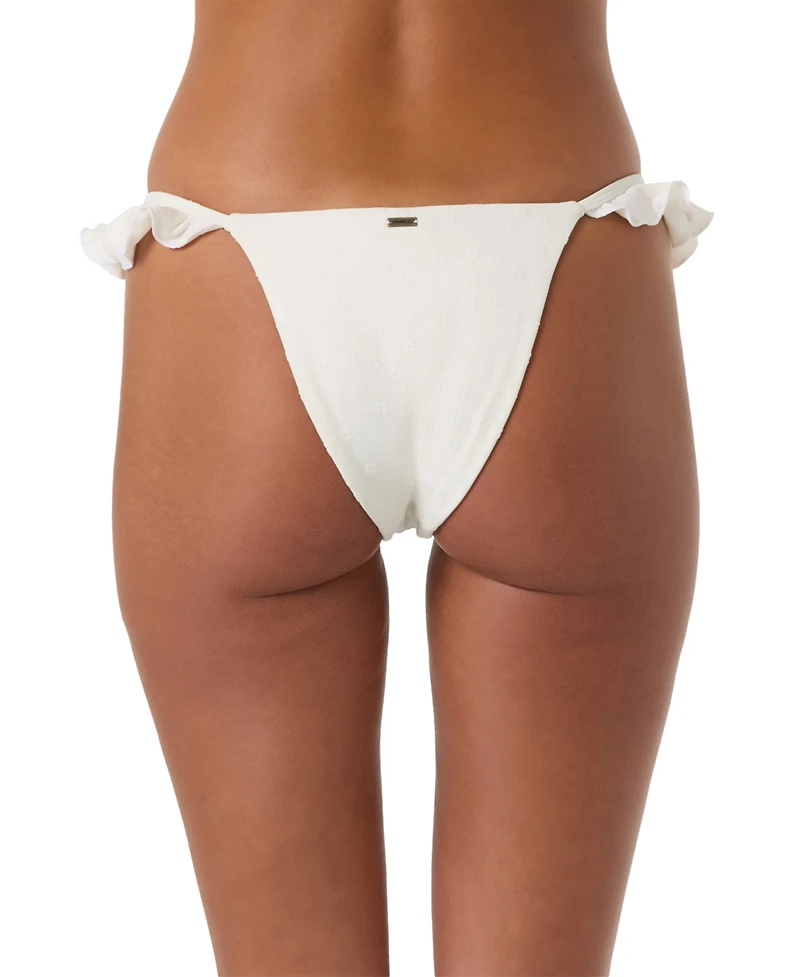 O'Neill Women's Darling Daisy Jalisco Side Ruffle Bikini Bottom