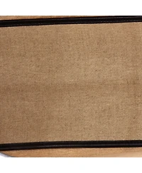 Pre-Owned Salvatore Ferragamo Large Logo Shopping Tote Canvas with Leather