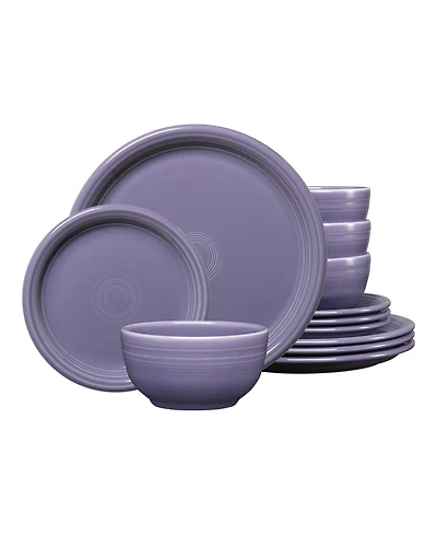 Fiesta Bistro Coupe 12-Pc. Dinnerware Set, Service For 4
