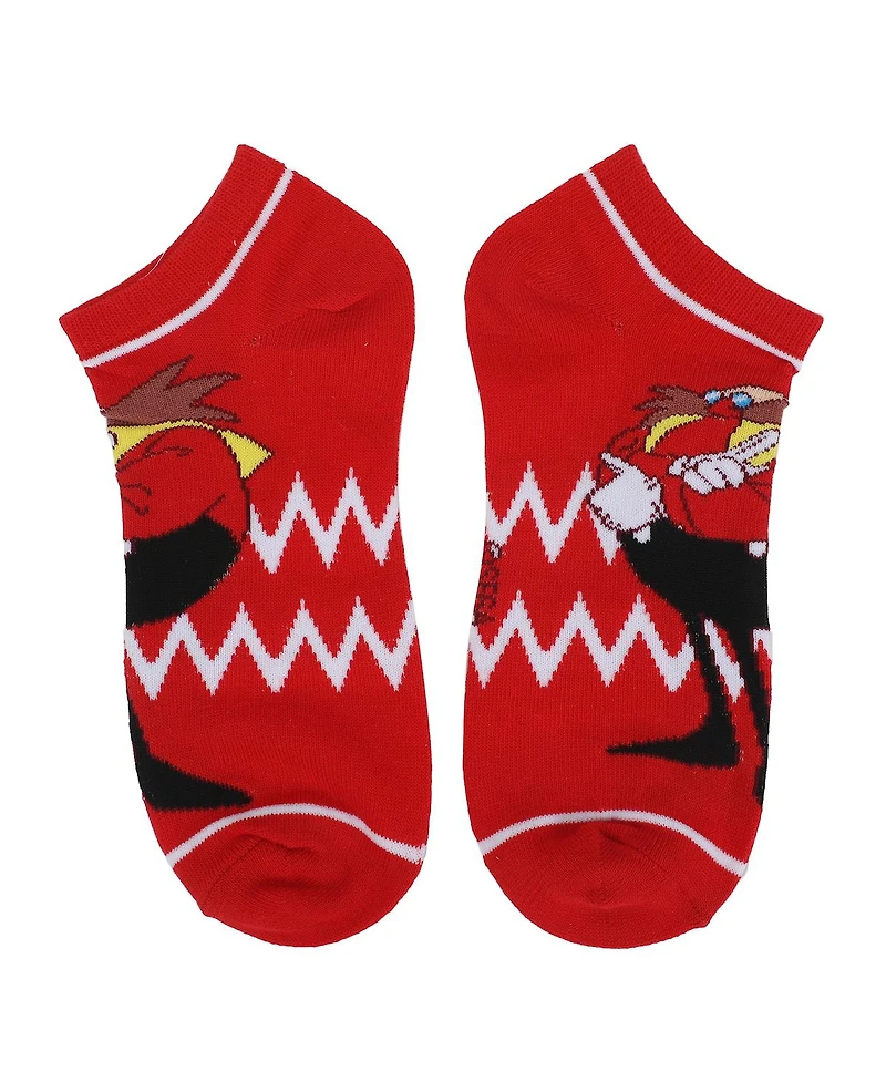 Sonic the Hedgehog Women's Characters 5-Pair Ankle Socks