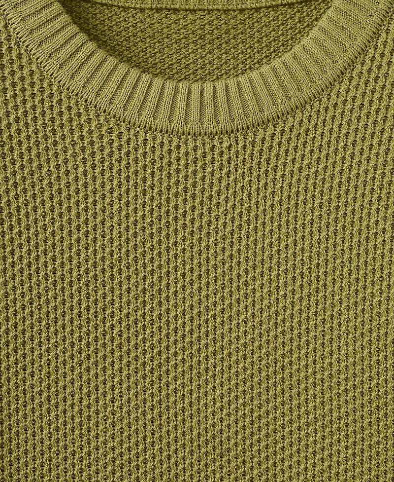 Mango Men's Medium-Knit Microstructure Sweater