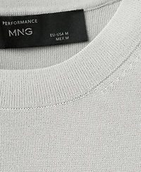 Mango Men's Comfort Stretch Jersey T-Shirt