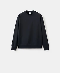 Mango Men's Cotton Regular-Fit Sweatshirt