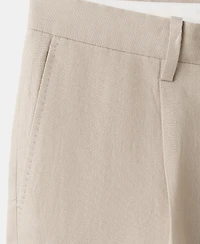 Mango Men's Amalfi Linen Slim-Fit Suit Pants