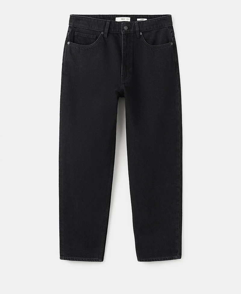 Mango Men's Sammy Cropped Carrot-Fit Jeans