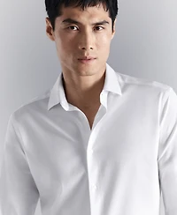 Mango Men's Comfort Stretch Non-Iron Shirt