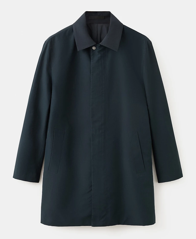 Mango Men's Removable Hood Water-Repellent Parka