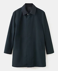 Mango Men's Removable Hood Water-Repellent Parka