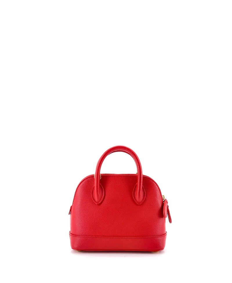 Pre-Owned Balenciaga Xxs Logo Ville Bag Leather