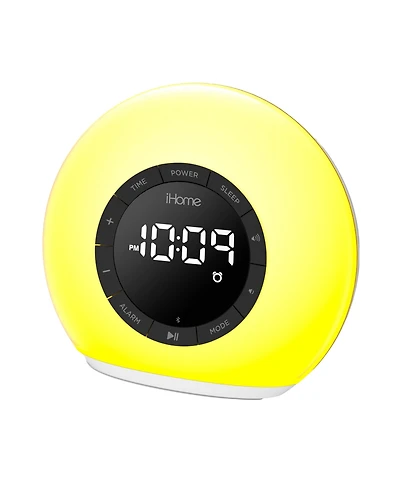 iHome Sunrise iBT32 Bluetooth Color-Changing Alarm Clock Radio
